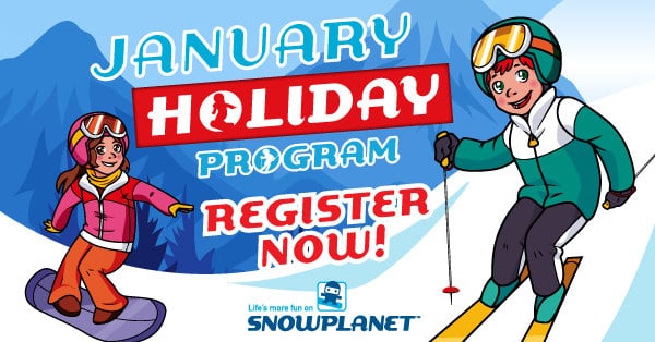 Snowplanet January school holiday programs