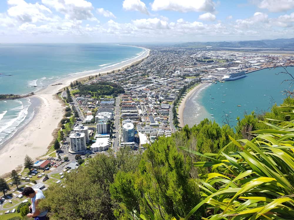 View from the top of Mount Maunganui